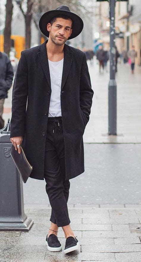 casual black  white menswear street style fashion  images mens street style mens