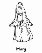 Mary Coloring Virgin Pages Assumption Blessed Rosary Catholic Kids Colouring Nativity Jesus Pencil Familyholiday Template Sketch Mysteries Glorious Holy Sheets sketch template