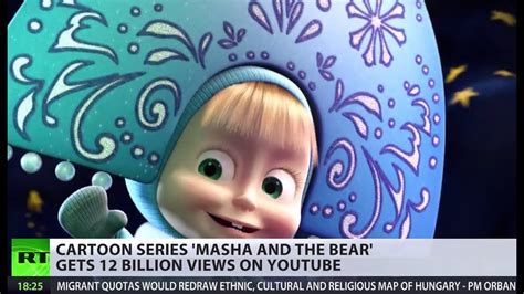 masha and the bear russian cartoon wins youtube love with