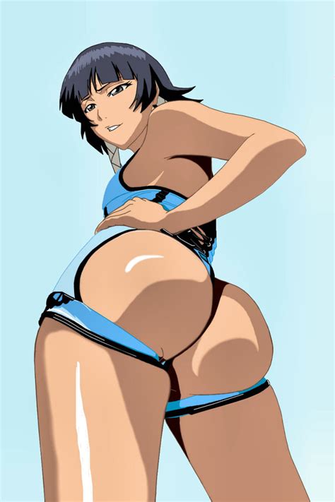 rule 34 ass black eyes black hair bleach blue hair dat