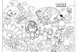 Pororo Coloring Pages Sophia Added Penguin Garden Tiny Racing Adventure Story Printables Trulyhandpicked Prints sketch template