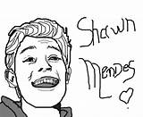 Shawn Mendes Coloring Pages Template sketch template