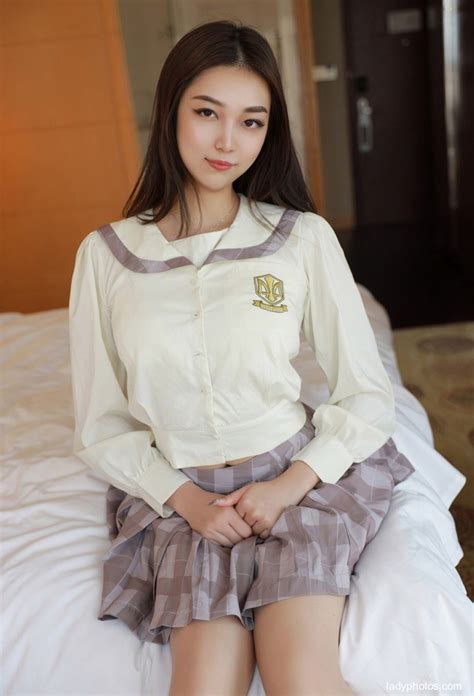 Sweet Girl Zheng Yingshan Jk Uniform Sexy Temptation Big Long Legs