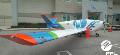fpl  conduct maiden voyage  fplair  large scale drone wgcu pbs npr  southwest florida