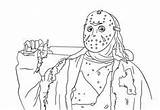 Jason Coloring Pages Myers Friday Michael 13th Printable Freddy Krueger Voorhees Drawing Mask Horror Color Print Halloween Sheets Activityshelter Kids sketch template