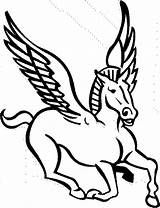Coloring Pegasus Pages Horse Printable Horses Kids Fun Colouring Popular sketch template