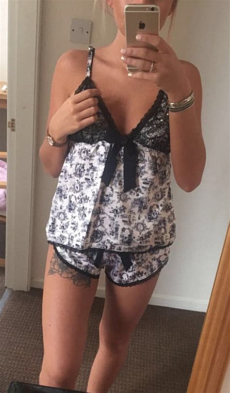 woman left blushing after ann summers pyjamas features people having