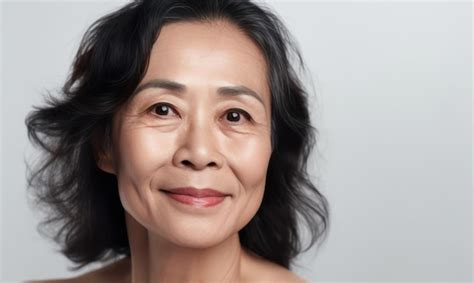 Premium Ai Image Headshot Portrait Of Gorgeous Happy Middle Aged