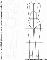 Fashion Body Sketch Form Dress Forms Coloring Sketchite Designer sketch template