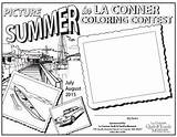 Contest Coloring Conner La Summer sketch template