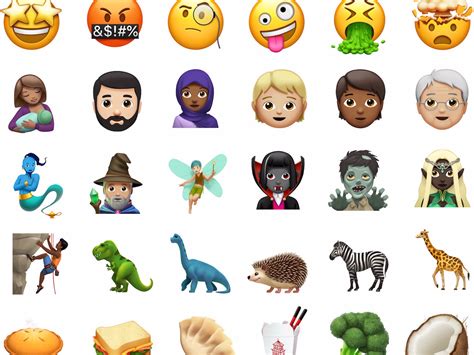 All 69 Emoji Coming This Fall In Ios 11 1 Business Insider