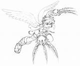 Kid Icarus Pit Coloring Pages Weapon Another sketch template