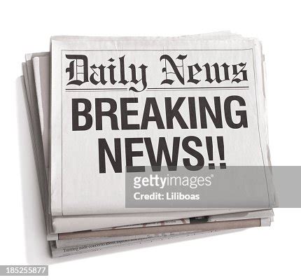 newspaper headlines breaking news high res stock photo getty images