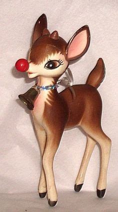 images  vintage rudolph  pinterest rudolph  red