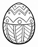 Easter Egg Coloring Eggs Pages Coloringfolder Printable Easy sketch template