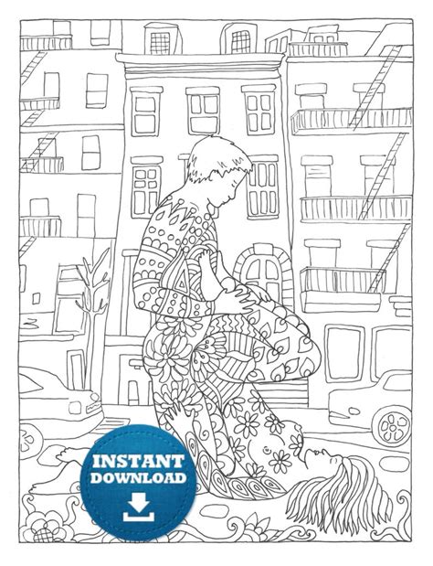 sex positions coloring book 20 pages instant download
