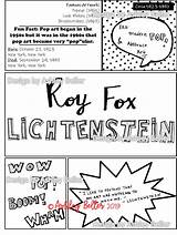 Lichtenstein Roy Classical Conversations Pack sketch template