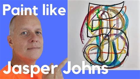 paint  jasper johns numbers  color template painting youtube
