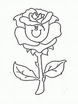 Rose Coloring Pages Flower Bouquet Color Printable Popular sketch template