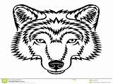 Wolf Coloring Pages Face Printable Getdrawings Getcolorings sketch template