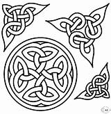 Celtic Alphabet Cliparts Letters Numbers Lettering Symbols Irish Printable Knots Coloring Knot Pages Designs Print Keltische Patterns sketch template