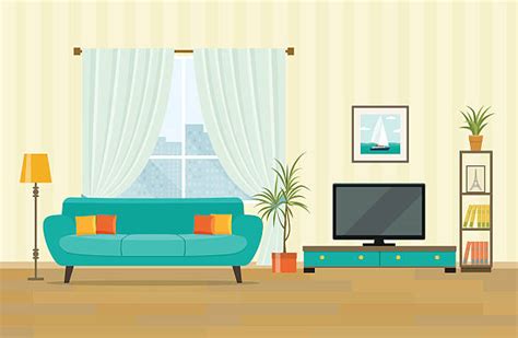 living room clip art vector images illustrations istock