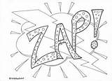 Zap sketch template