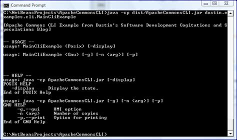inspired  actual  command  parsing