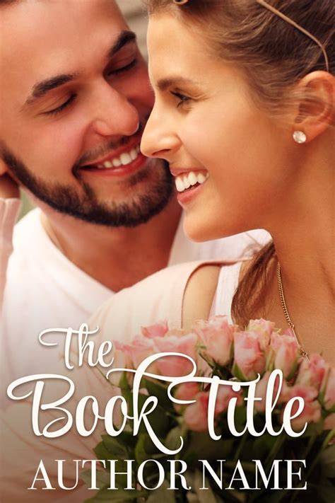 Contemporary Romance Premade Book Cover With Romantic