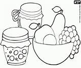 Disegni Colorare Alimenti sketch template