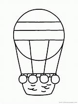 Balloon Air Hot Coloring Printable Template Basket Pages Drawing Birthday Popular Pro Comments Coloringhome sketch template