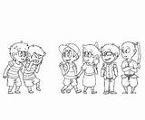 Earthbound sketch template