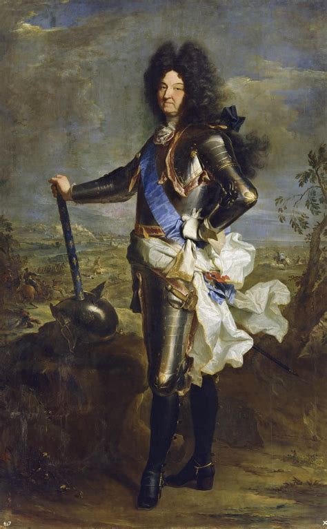 Louis Xiv 1701 Museo Nacional Del Prado Madrid De Hyacinthe Rigaud