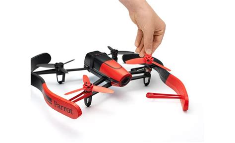 parrot bebop drone red quadcopter   megapixel hd action camera