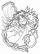 Sailor Sailormoon Colorear Mewarnai Schick Gekleidet Coloriages Cartoons Kolorowanki Serenity Bergerak Abraza Manga Malvorlagen Hellokids Dressed Vestido Ausmalen Dzieci Prinzessin sketch template