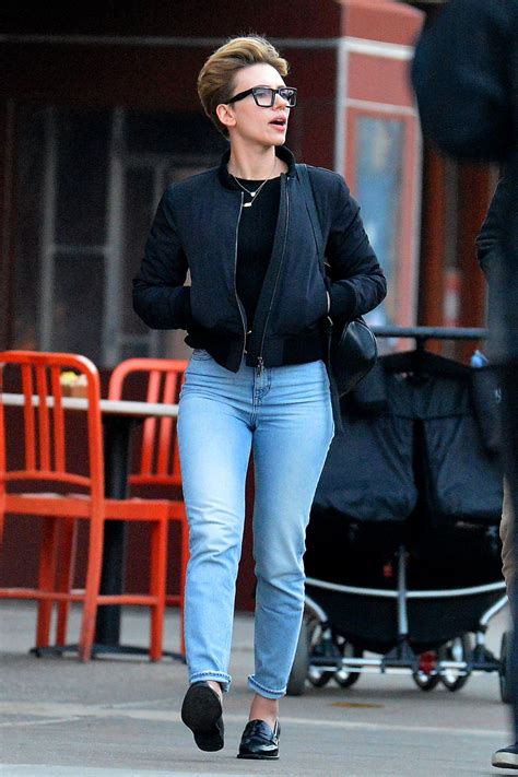 Scarlett Johansson In Jeans Out In New York 2 22 2017