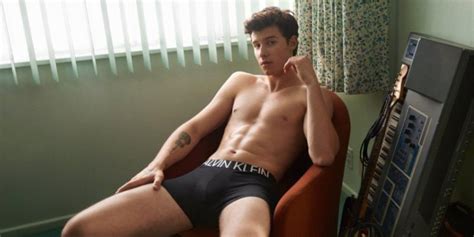 all these celebs are drooling over shawn mendes new calvin klein photoshoot mtv