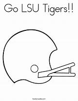 Coloring Lsu Tigers Go Helmet Built California Usa Print Twistynoodle sketch template