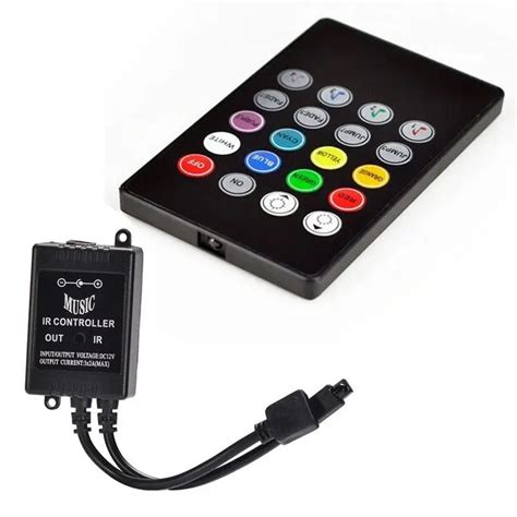 ir controller  key remote sound sensor    rgb led strip light dc