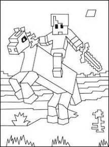 minecraft unicorn coloring pages harrumg