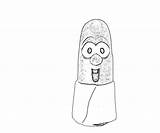 Cucumber Larry Coloring Random Pages sketch template