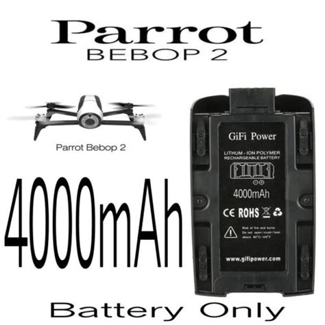 maximalpower mah   lipo battery  parrot bebop  drone jw  ebay