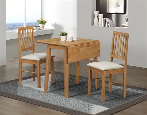 birlea drop leaf dining set table  chairs solid wood oak finish ebay