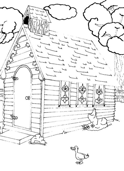 coloring book pages moon farm