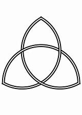 Celtic Triquetra Coloring Pages Printable Interlaced Circle Categories Supercoloring sketch template
