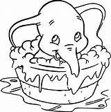 Dumbo Coloring Pages Elephant Baby Disney Horse Mom Bath Colouring Printable Mandala Drawing Color Sheets Cartoon Book Wecoloringpage Print Getcolorings sketch template
