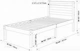Bed Twin Mattress Dimensions Size Bunk Frame Drawing Wood Pallet Measurements Bronx Queen Getdrawings Diy Box King Loft sketch template