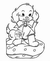 Coloring Puppy Pages Cute Kids Puppies Animal Hard Printable Colouring Sheets Print Drawing Printables Christmas Clipart Wuppsy Popular Coloringhome Getdrawings sketch template