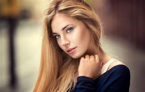 Wallpaper Look Background Portrait Makeup Hairstyle Blonde Beauty
