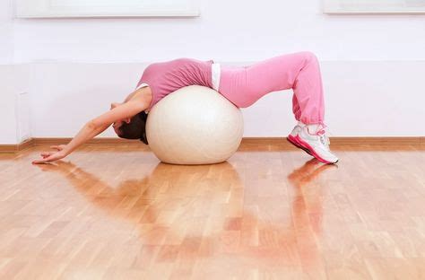 yoga ball workout  effective yoga poses yoga ball exercises